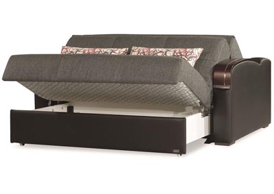 Sleep Plus Gray Polyester Love Seat Sleeper,Ottomanson (Previously Casamode)